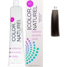 Frefly Store Color Naturel Saç Boyası 7.1 Küllü Kumral 100 ml