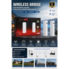 Umsn Wireless Bridge - Kablosuz Görüntü Veri Aktarıcı - 500 Metre