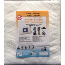 Frefly Store Fakir - Fantom - Sinbo - Simtel ile Uyumlu Elektrikli Süpürge Sentetik Toz Torbası (5 Adet)