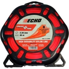 Frefly Store Echo Tırpan Misinası Crossfire 3.3mm 46 mt Sekiz Köşe Turuncu