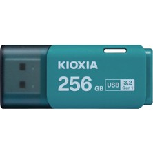 Frefly Store Kıoxıa Transmemory U301 256GB USB Bellek – USB 3.2 Gen 1, Açık Mavi