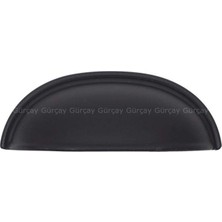 Frefly Store Gürçay Lüks Çanak Kulp Siyah 64MM (2 Adet)