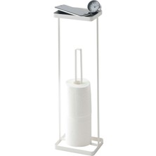 Frefly Store Yamazakıı Tower Tuvalet Kağıdı Tutucu, Metal, Beyaz, Tek Boy