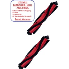 Frefly Store Lin Grup Roborock Q7 Max S7 Sonic Mopping S7 Pro Ultra ile ile Uyumlu Kıl Ana Fırça 2 Adet