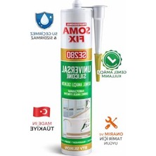 Frefly Store Şeffaf Silikon, 280ML Hızlı Yapıştırıcı, Mutfak ve Banyo Kullanımı Için
