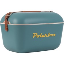 Frefly Store Polarbox Classic Deri Kayışlı Soğuk ve Sıcak Termos Çanta 20 L Deniz Mavisi & Mavi