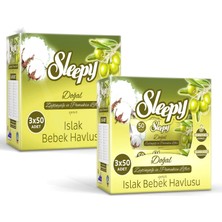 Frefly Store Sleepy Islak Mendil Papatya 50X3LÜ