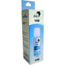 Epson 108 Muadil Açık Mavi Mürekkep – 70 ml