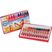 Frefly Store Fatih Pastel Boya 12 Renk Büyük Boy