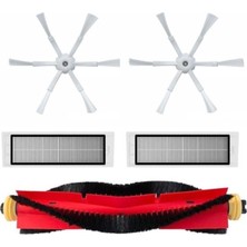 Frefly Store Lin Grup Roborock S5 S5 Max S6 S6 Pure Yeni Nesil ile ile Uyumlu 6 Kollu Yan Fırça Seti-5 Adet