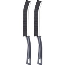 Frefly Store Uyt Life 2’li Paket Ince Uzun Boşluk Temizleme Fırçası - Sert Kıllı Pencere Rayı, Derz ve Mutfak Detay Temizleyici - Ergonomik Saplı Dar Alan Süpürgesi