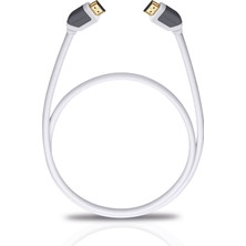 Frefly Store Oehlbach Shape Magic HDMI Kablosu Beyaz 5.1 Metre
