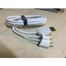 Marsilyan Revify Revify Plaatoon Ekstra Kaliteli 2 Metre Xbox 360 x Box Rca Kablo 3 Rca Lale