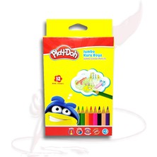 Frefly Store Play-Doh Kuruboya Jumbo 12 Renk