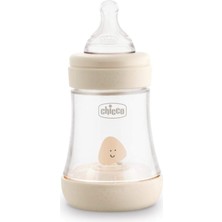 Frefly Store Artsana Chicco Perfect 5 Biyo Fonksiyonlu Şişe, Silikon Vantuzlu, Yavaş, 0 Ay Için, Intuiflow Sistemli, 150 Ml, Bej