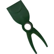 Frefly Store BADEM10 Metal Çapa Bahçe Çapası Çift Taraflı Çatallı Düz Hobi Çapa 23 cm Demir Döküm