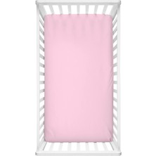 Frefly Store Dauyavv Bebek Çarşafları Süper Yumuşak Esnek Yatak Seti Erkek ve Kız Çocukları Için Yenidoğan 621 (Renk: Pembe, Boyut: 130 * 70 * 22 Cm)