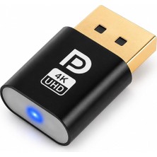 Frefly Store Primex PX-5261 Displayport 4K UHD Display Dummy Plug, Dp Sanal Monitör Adaptörü, Ekran Kartı Emülatörü, Headless Display Emulator, Bitcoin Mining ve Uzaktan Erişim Için