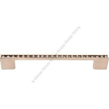 Frefly Store Gürçay Sıralı Taşlı Lama Kulp 96MM Inoks (2 Adet)