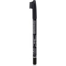 Frefly Store Golden Rose Dream Eyebrow Pencil No: 301 Black - Şekillendirici Fırçalı Siyah Kaş Kalemi
