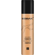 Frefly Store Bebak Bacak Fondöteni (2) Medium Tone, 75 ml