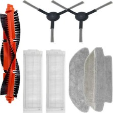 Frefly Store Ozemtek 7 Parça Mi Robot Vacuum Mop PRO(STYJ02YM) Vacuum Mop P Uyumlu Fırça,hepa Filtre Mop Paspas Yedek Parça Seti
