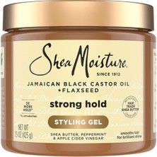Frefly Store Sheamoisture Jamaican Black Castor Oil Güçlü Tutuş Sağlayan Şekillendirici Saç Jeli 425GR