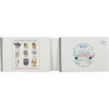 Frefly Store Akademi Çocuk Funny Mat Tükenmez Resim Defteri 1 Ressam Kediler &tükenmez Resim Defteri 2, 25X35CM