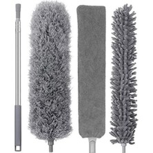 Frefly Store Buffer® Teleskopik 3'lü Mop Toz Alma Püskülü Çok Fonksiyonlu Temizlik Seti