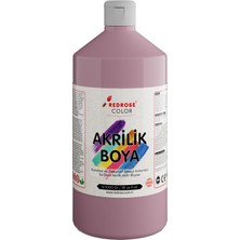 Frefly Store Red Rose Açık Pembe Akrilik Boya 1000 gr
