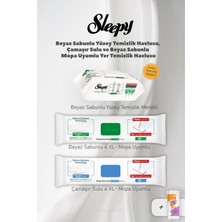 Frefly Store Sleepy Easy Clean Yüzey Temizlik Havlusu Paketi ve 50 gr Pamuk Hediye