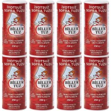 Frefly Store Billur Tuz Iyotsuz Tuzluklu 250 gr x 8 Adet