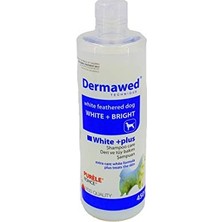 Frefly Store Purele Dermawed Beyaz Irk Kedi Köpek Için Aktif Temizleyicili Şampuan, 450ML,