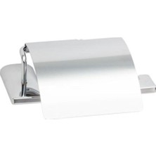 Frefly Store System Slımo Kapaklı Tuvalet Kağıtlığı Krom Renk 85X118X170 mm