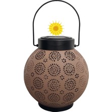 Frefly Store Greentech Güneş Enerjili Dekoratif LED Fener / Askılı Bahçe Feneri / Bahçe Dekorasyon Feneri / GT-SL25R