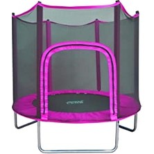 Frefly Store Anka 140 cm Fileli Trambolin (Pembe Renk)