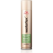 Frefly Store Wellaflex Silk Finish & Hold Ipeksi Bitiş ve Tutuş Sağlayan Saç Spreyi Ultra Strong Hold - 400 ml