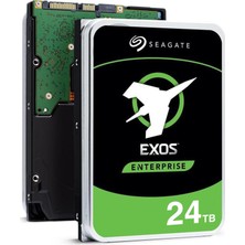 Frefly Store Seagate Exos X24 24 Tb Kurumsal Sabit Disk HDD Sata 6 Gb/s 512 MB Önbellek 7200 Rpm 512E Cmr Helyum Mühürlü 3.5 "sabit Disk ST24000NM000H