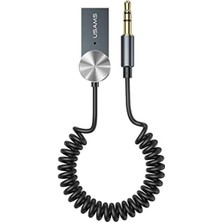 Frefly Store Livx Usams Bluetooth 5.0 Receiver USB Aux Wireless Araç Kiti Telefon Konuşma Müzik Dinleme BA01 SJ464LVX