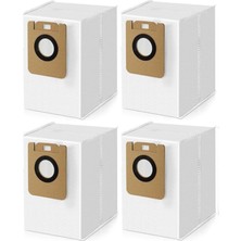 Frefly Store Dreame Bot D10 / D10 Plus / L10 / L10 Plus / D10S / D10S Plus / Z10 Pro Robot Süpürge Toz Çöp Torbası Yedek Parça Aksesuar Seti-4 Adet