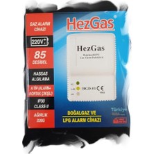 Frefly Store Hezgaz Doğalgaz ve Lpg Alarm, Ce Belgeli ve Gazmer Onaylı, Selenoid Vana Uyumlu