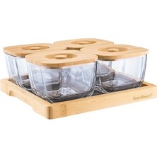 Frefly Store Bambum Krosna - 9 Parça Cam Kahvaltılık