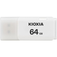 Frefly Store Kıoxıa Transmemory U202 64GB USB Bellek – USB 2.0, Beyaz