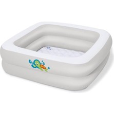 Frefly Store Esareticaret Scrub-A-Dub Baby Tub Havuz, 86 x 86 x 25 Cm, Beyaz