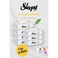 Frefly Store Sleepy Extra Islak Bebek Havlusu 7 Al 6 Öde Hediyeli