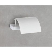 Frefly Store System Flat Kapaklı Tuvalet Kağıtlığı Beyaz Renk 90X95X151 mm