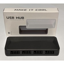 Frefly Store Jungle Leopard USB Hub, Çok Portlu Bağlantı Genişletici, Siyah, Kompakt Tasarım