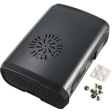 Frefly Store Raspberry Pi B+/2/3 Siyah, Fan Uyumlu Case