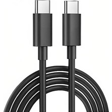 Frefly Store Coverzone Type-C To Type-C Telefon Şarj ve Data Aktarım Kablosu Kaliteli Malzeme Dayanıklı Materyal iPhone 15 Uyumlu 1 Metre Kablo USB C To USB C (CB1021)