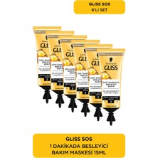 Frefly Store Gliss Sos Anında Besleyici Bakım Kremi 6X15 ml